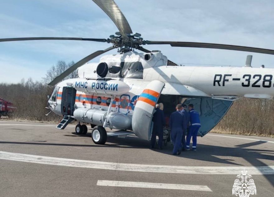 Санитарный вертолет МЧС совершил экстренный вылет в Тверскую область Санитарный вертолет МЧС совершил экстренный вылет в Тверскую область
