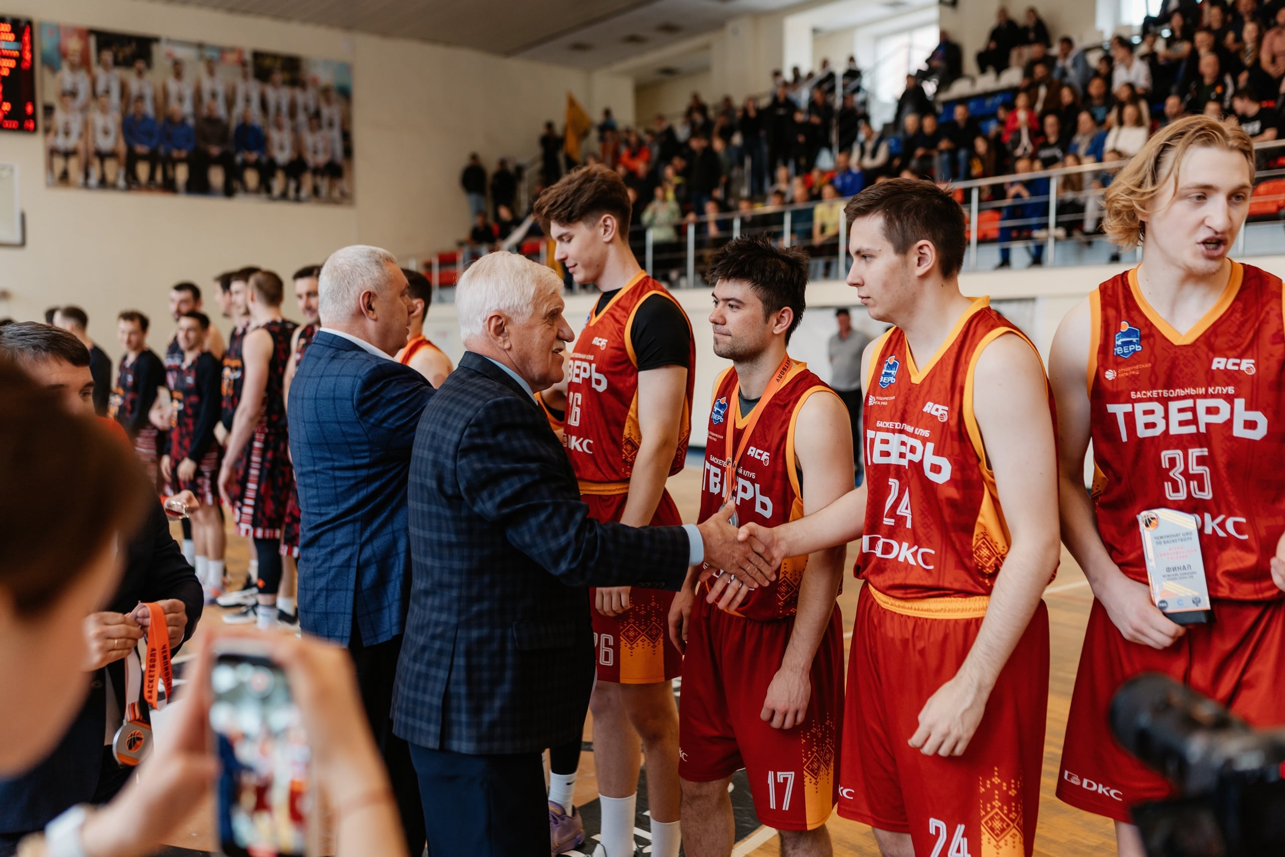 Баскетбольный клуб «Тверь» стал серебряным призёром чемпионата ЦФО