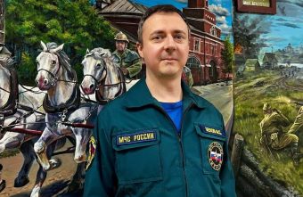 Пожарный из Тверской области пишет чудесные картины