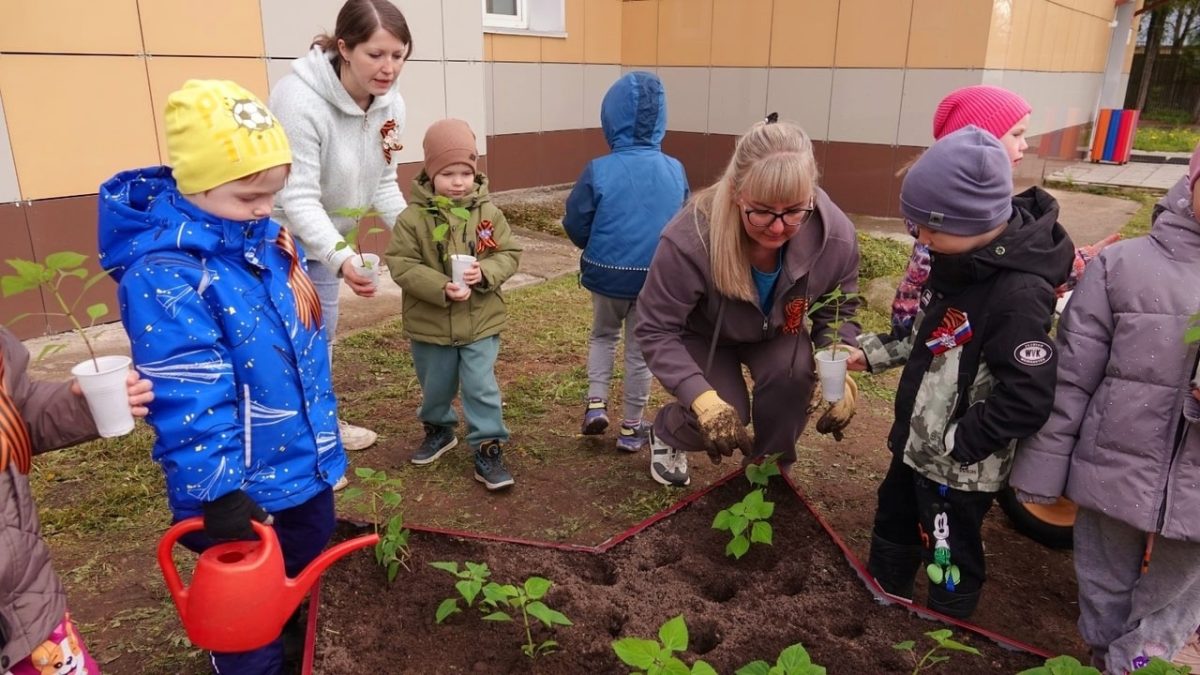 Более 500 цветников в честь 80-летия Великой Победы создали дети в Тверской области