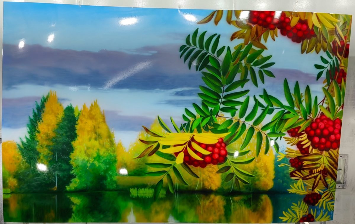 Деревенскую остановку в Тверской области превратили в произведение искусства