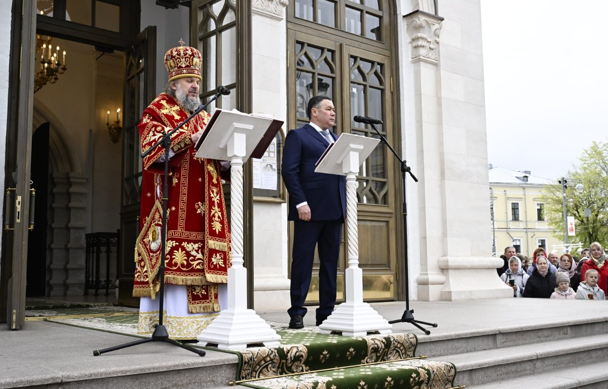 В Тверь прибыл ковчег с частицей мощей святителя Тихона