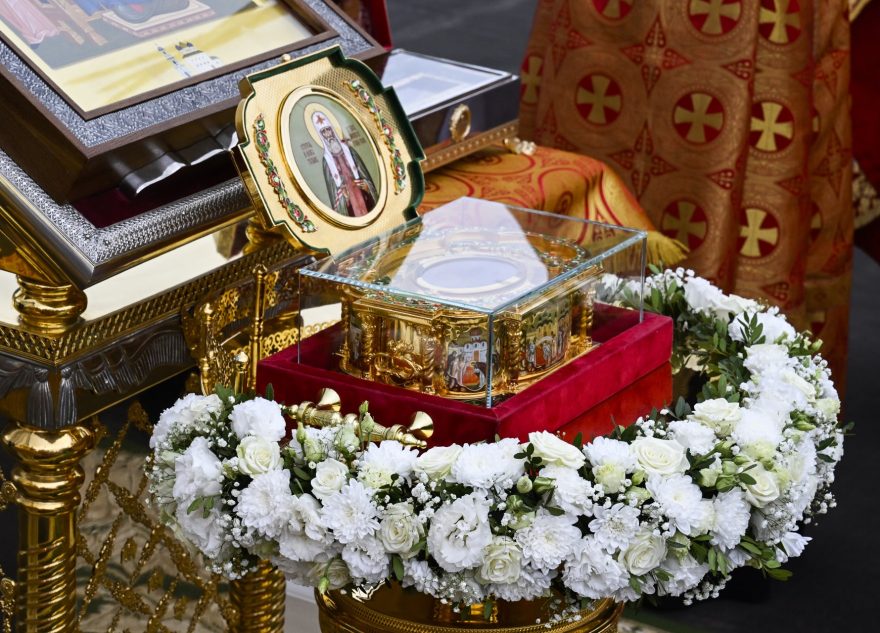 В Тверь прибыл ковчег с частицей мощей святителя Тихона