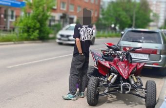 В Твери остановили очередного подростка на квадроцикле квадроцикле
