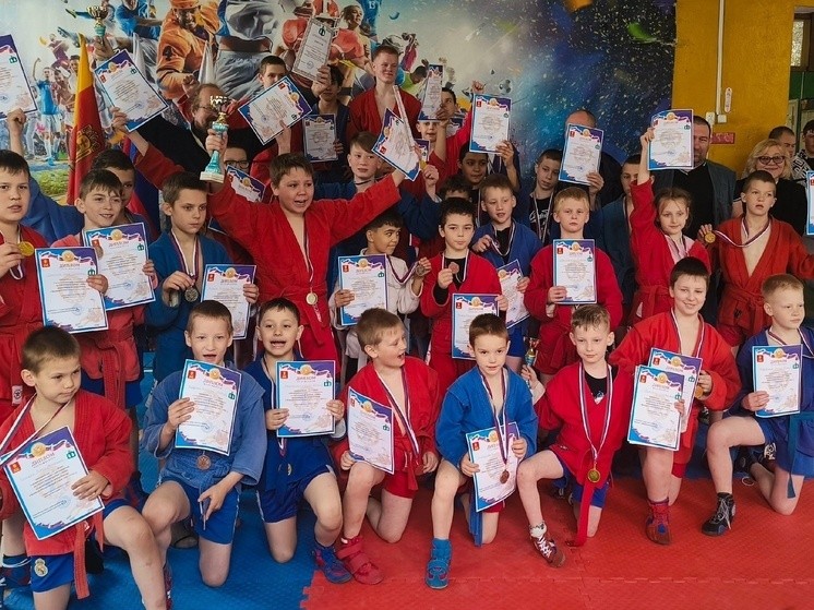 Самбисты из Оленино заняли призовые места на межмуниципальном турнире