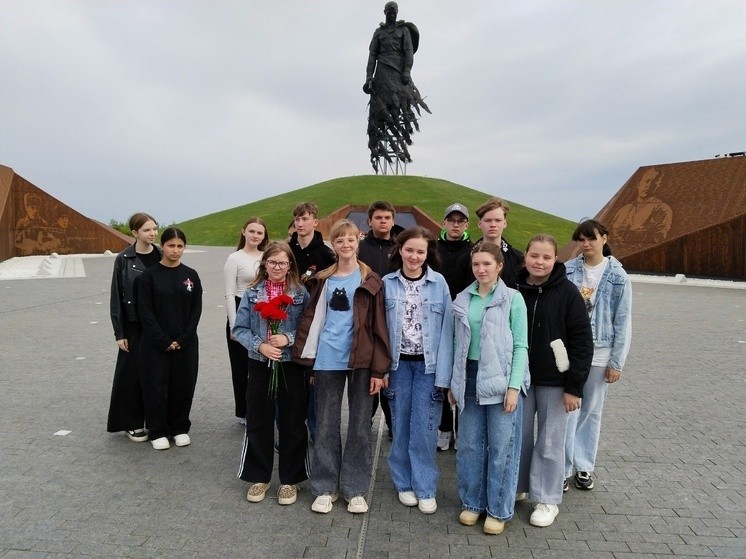 Ребята из Андреаполя посетили Ржевский мемориал Советскому cолдату