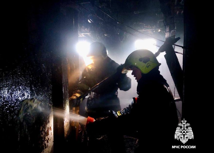 пожар в кафе