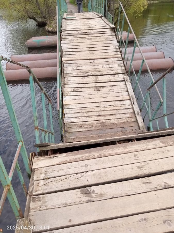 "Милицейский" мост в Тверской области пришлось срочно чинить