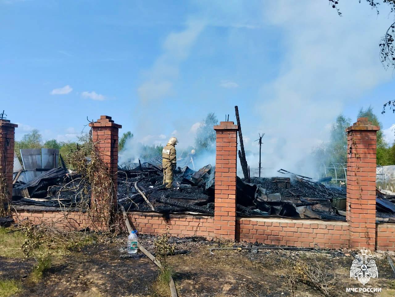 На пожаре в Тверской области погиб ребенок