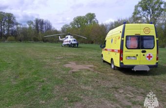 Ребёнка оперативно доставили в Тверь на вертолёте санавиации Ребёнка оперативно доставили в Тверь на вертолёте санавиации