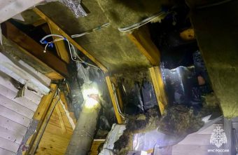 Из-за неисправного дымохода под Тверью загорелась баня дымохода