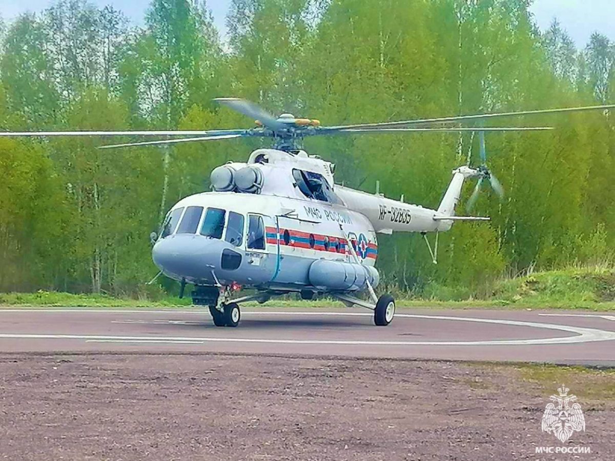 Пациентов экстренно доставили в Тверь на вертолёте