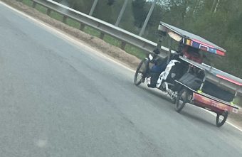 Бельгийский велосипедист, который едет на День Победы в Москву, добрался до Тверской области Бельгийский велосипедист, который едет на День Победы в Москву, добрался до Тверской области