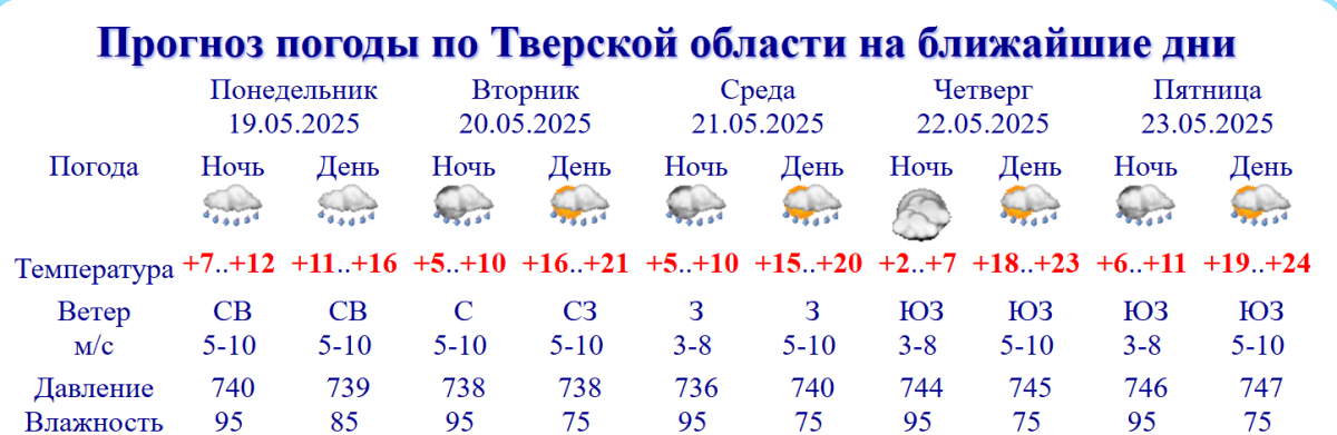 В Тверской области начинается настоящее лето