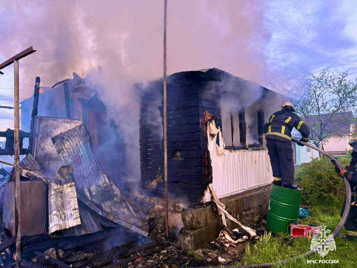 В Тверской области сгорел частный дом