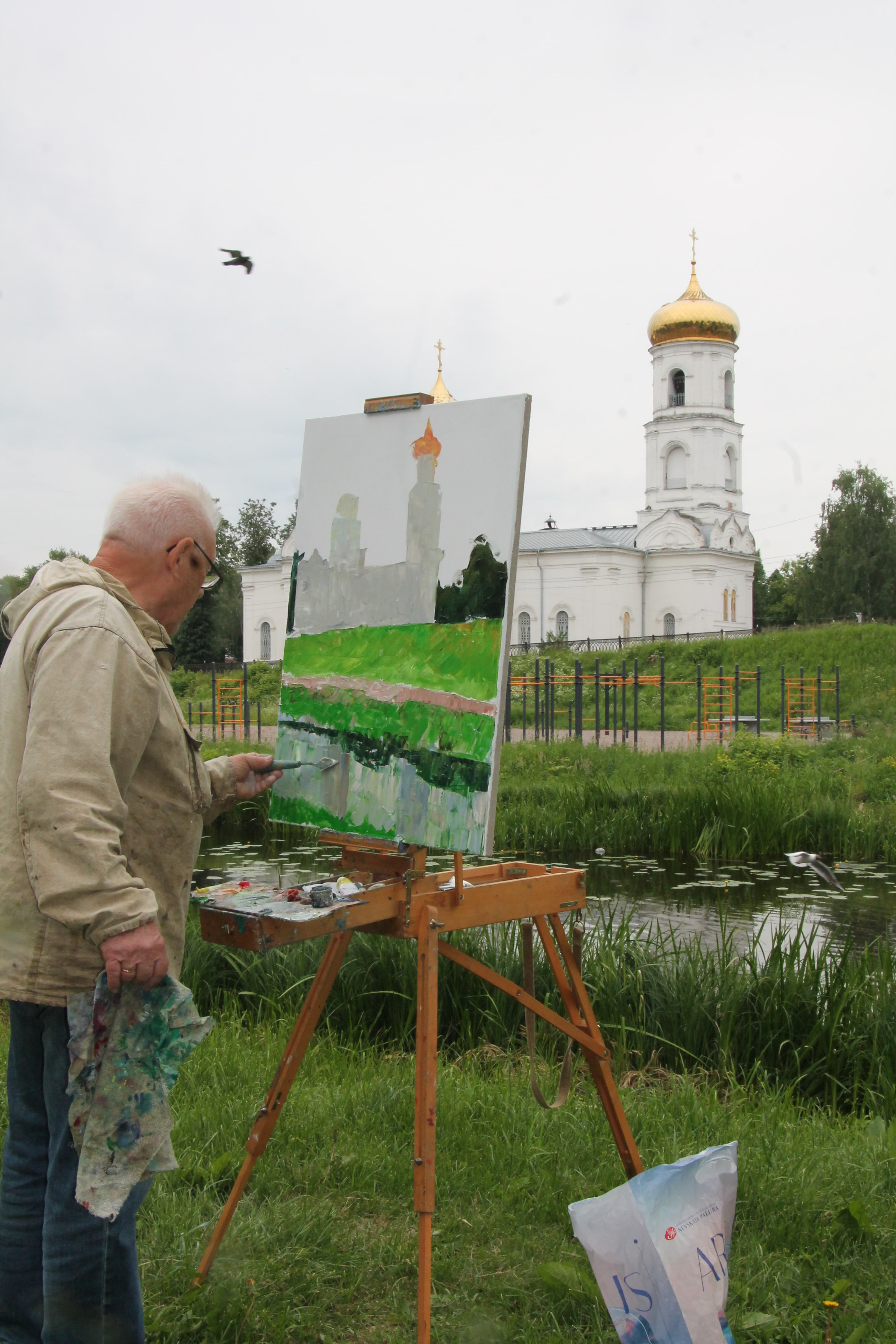 В Тверской области проходит первый пленэр «Венеция Венецианова. Городские пейзажи»