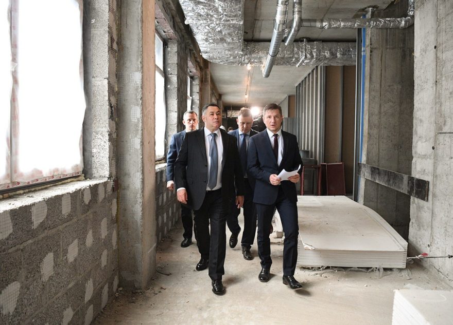 Игорь Руденя оценил ход работ и дал рекомендации по строительству ДОКБ