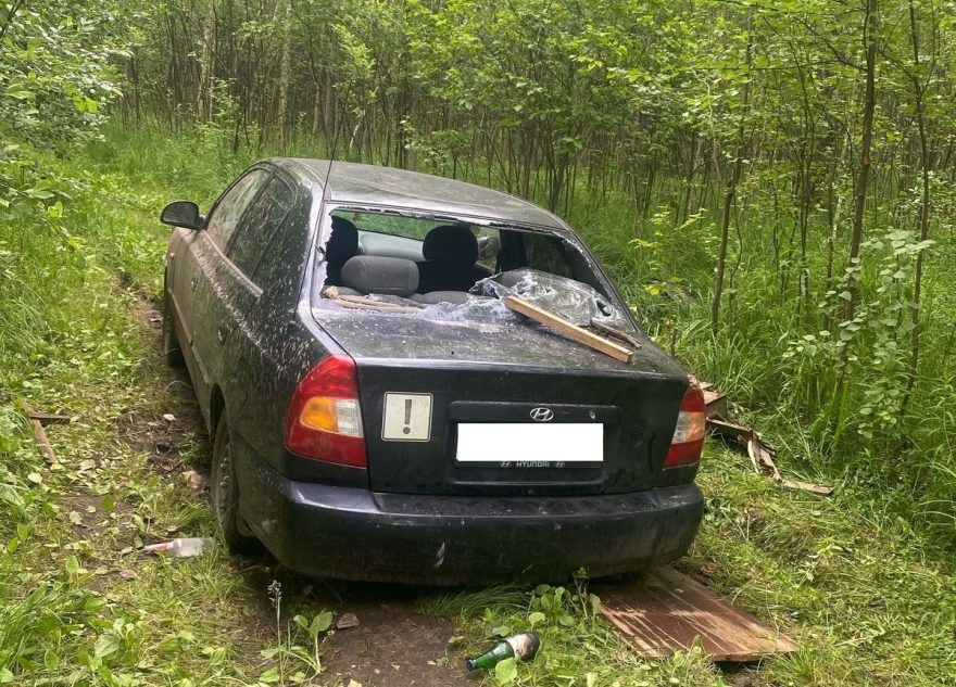 Жители Твери ищут хозяина брошенной в лесу машины