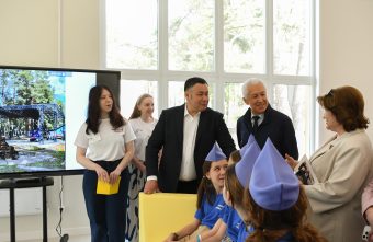 Игорь Руденя и Владимир Васильев посетили детский лагерь «Спутник»