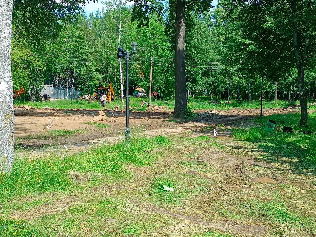 В Тверской области обновляют городской парк