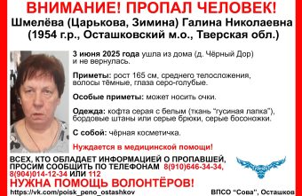 В Тверской области ищут женщину с черной косметичкой ищут