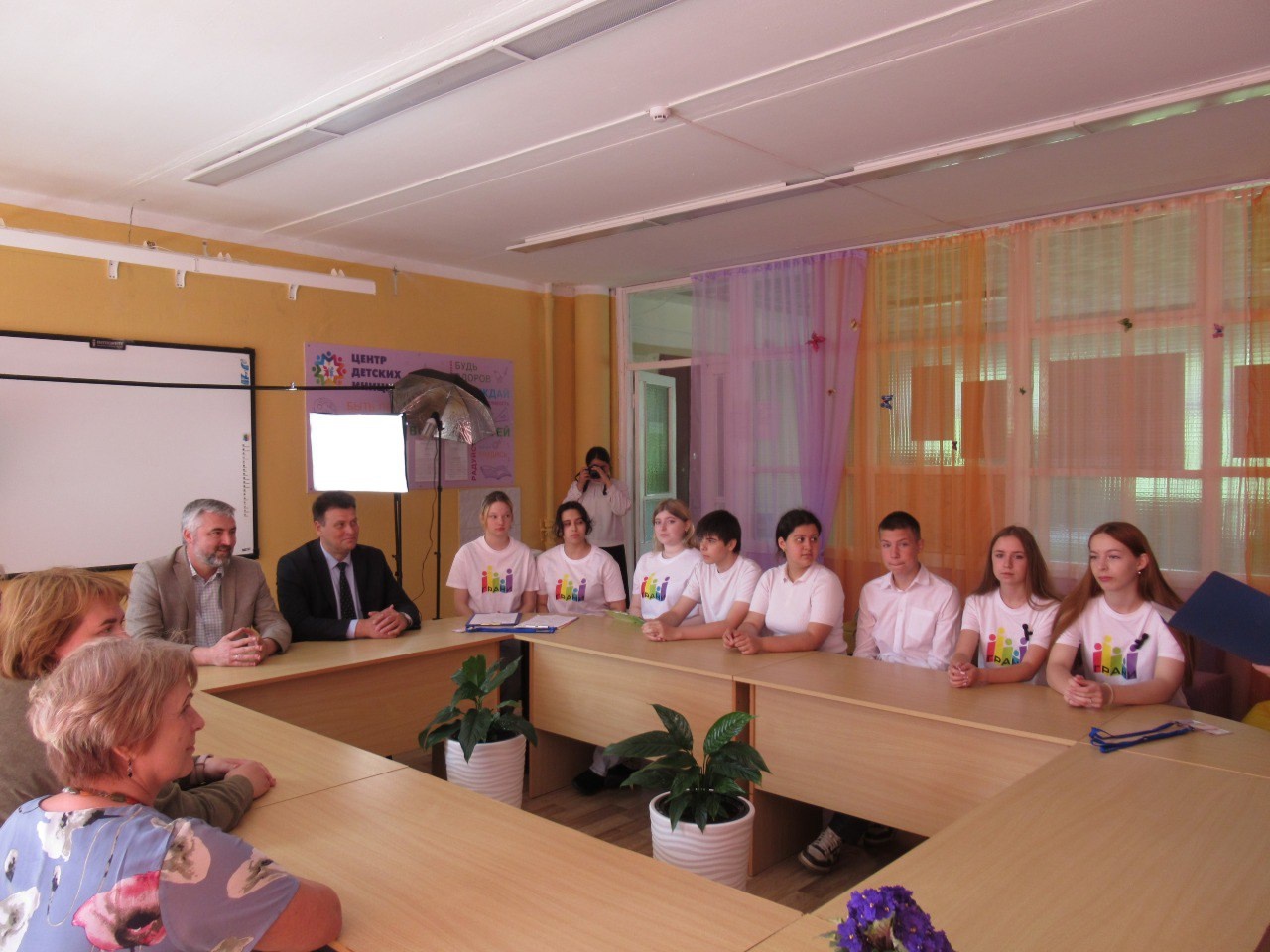 В Кушалинской школе состоялось открытие медиацентра