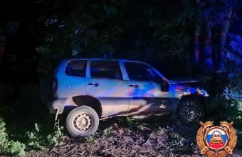 В Тверской области пожилой водитель на "Ниве" съехал в кювет