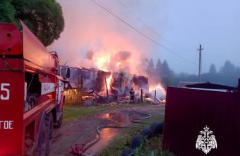 В Тверской области из-за неисправной электрики сгорел жилой дом электрики