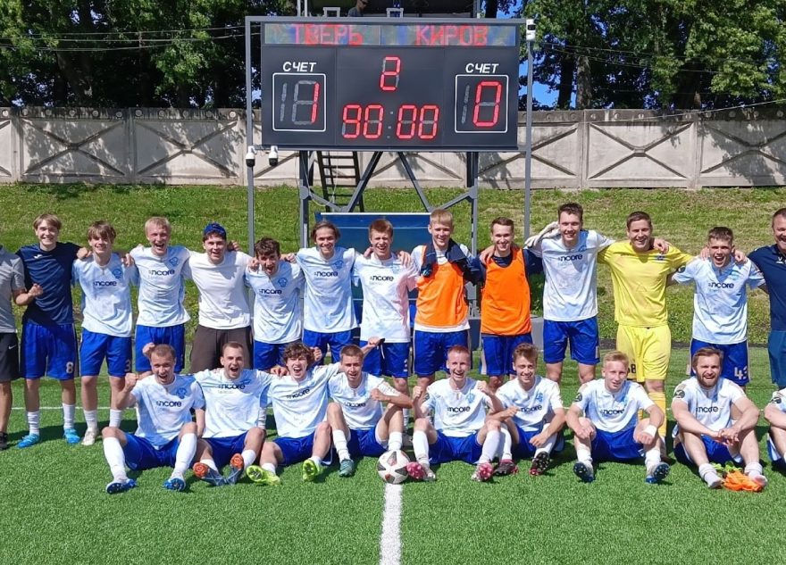 Тверские футболисты одержали пять побед