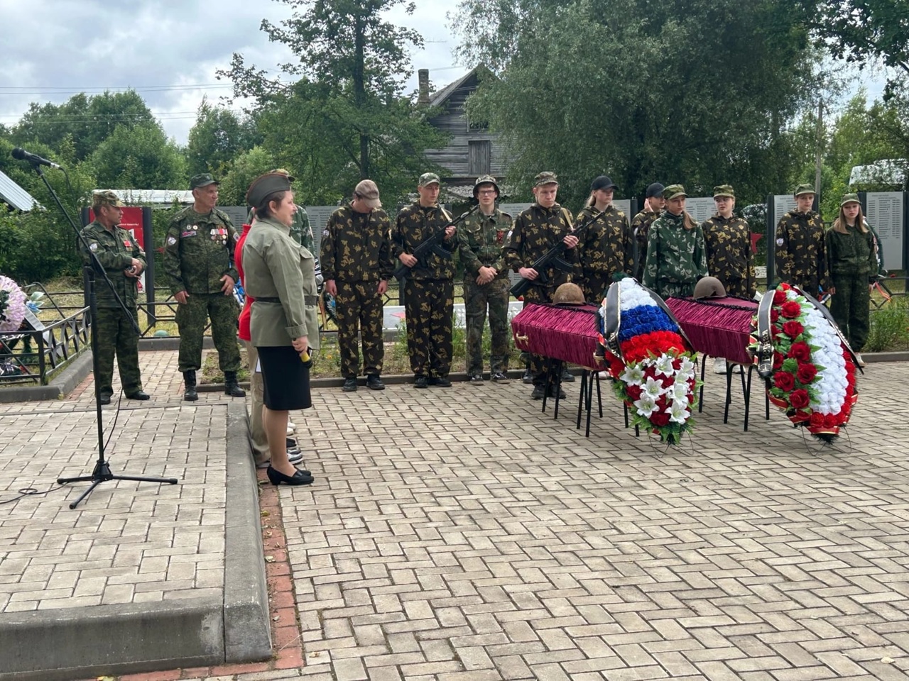 В Тверскую область передали останки 11 бойцов Красной Армии