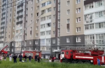 В Твери огнеборцы ликвидировали пожар в многоквартирном доме пожар