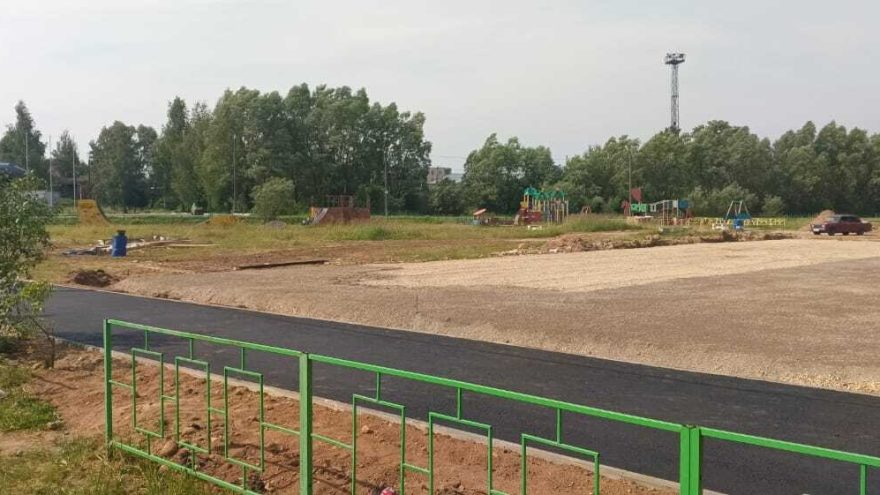 Преображение общественной территории в Западной Двине