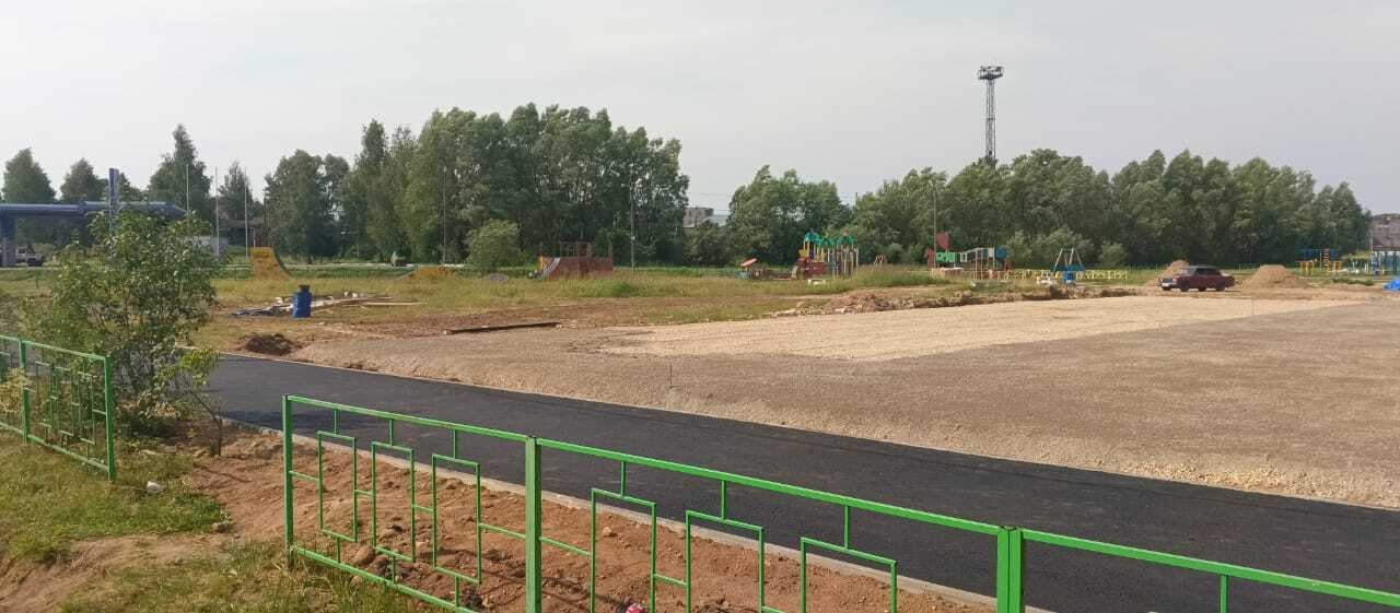 Преображение общественной территории в Западной Двине