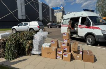 Из Тверской области отправили гумгруз для военных медиков и пехотинцев Из Тверской области отправили гумгруз для военных медиков и пехотинцев