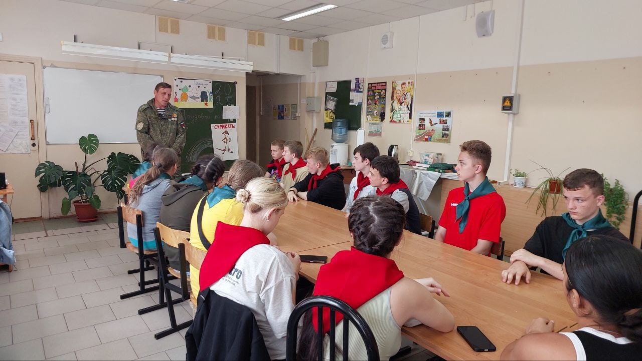 «Уроки мужества» проходят в лагерях Тверской области «Уроки мужества» проходят в лагерях Тверской области