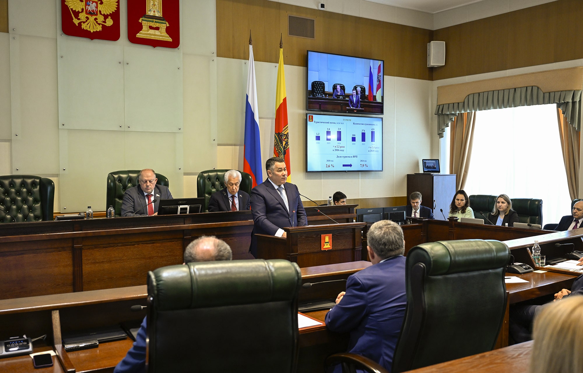 180 миллиардов рублей инвестировали в основной капитал на территории Тверской области