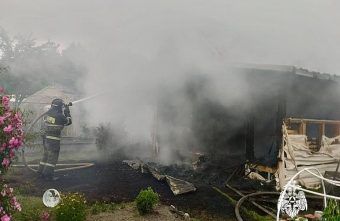 Под Тверью всего за полчаса потушили пожар Потушили