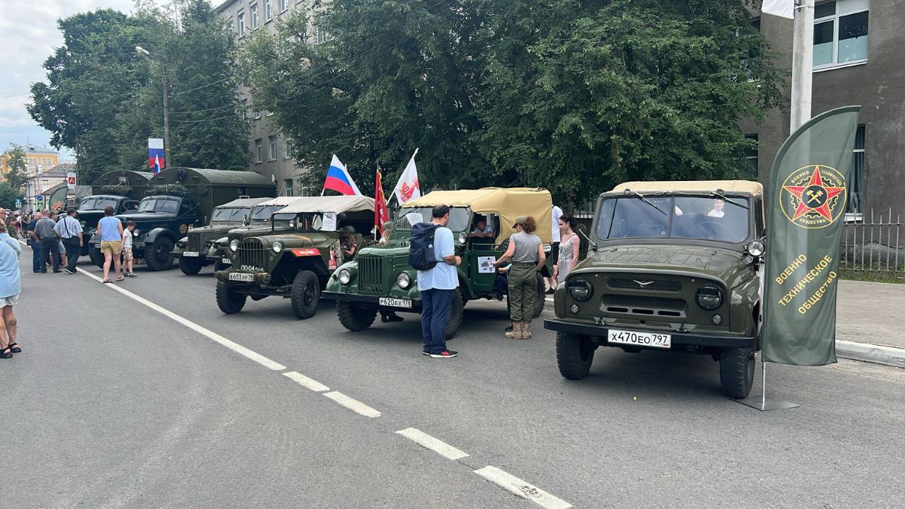 Тверь встретила VII бронепробег «Дорога Мужества»