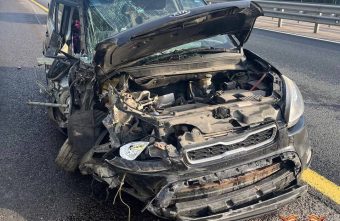 На скоростной трассе в Тверской области столкнулись ГАЗель и иномарка На скоростной трассе в Тверской области столкнулись ГАЗель и иномарка