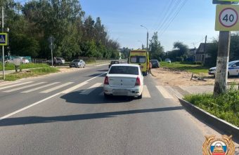 Водитель "Логана" сбил велосипедиста на зебре в Твери велосипедиста