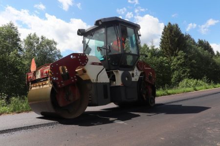 В Тверской области ремонтируют дорогу Фирово – Рождество – Софиевка