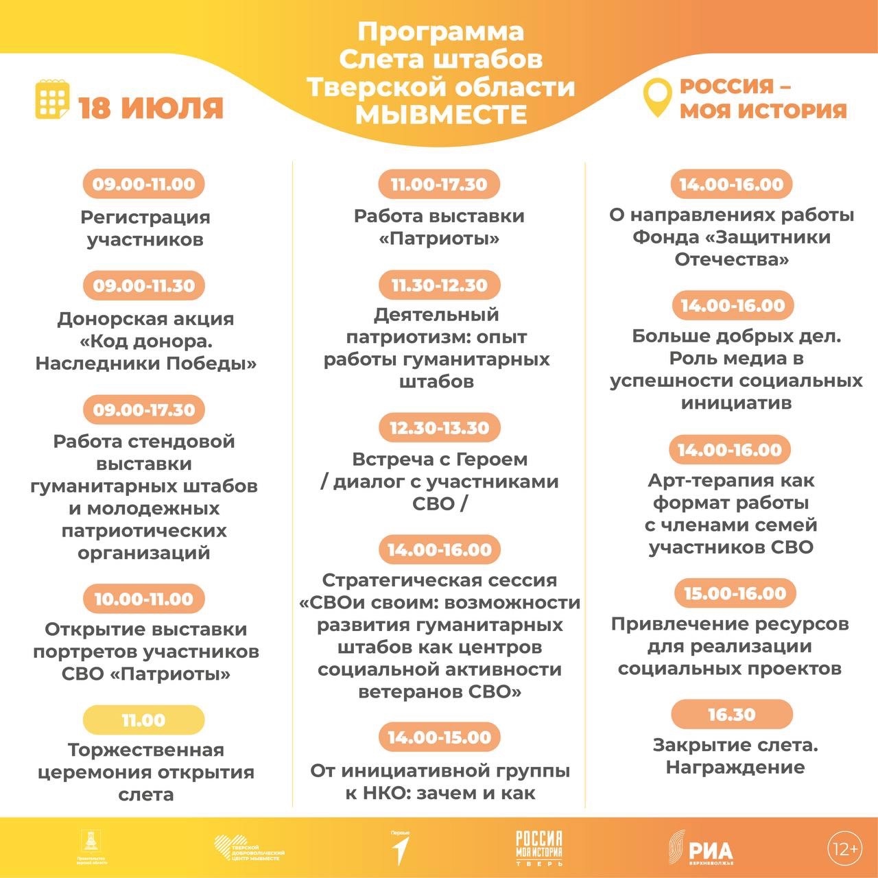 «МЫВМЕСТЕ»: в Твери пройдёт Слёт гуманитарных штабов Тверской области
