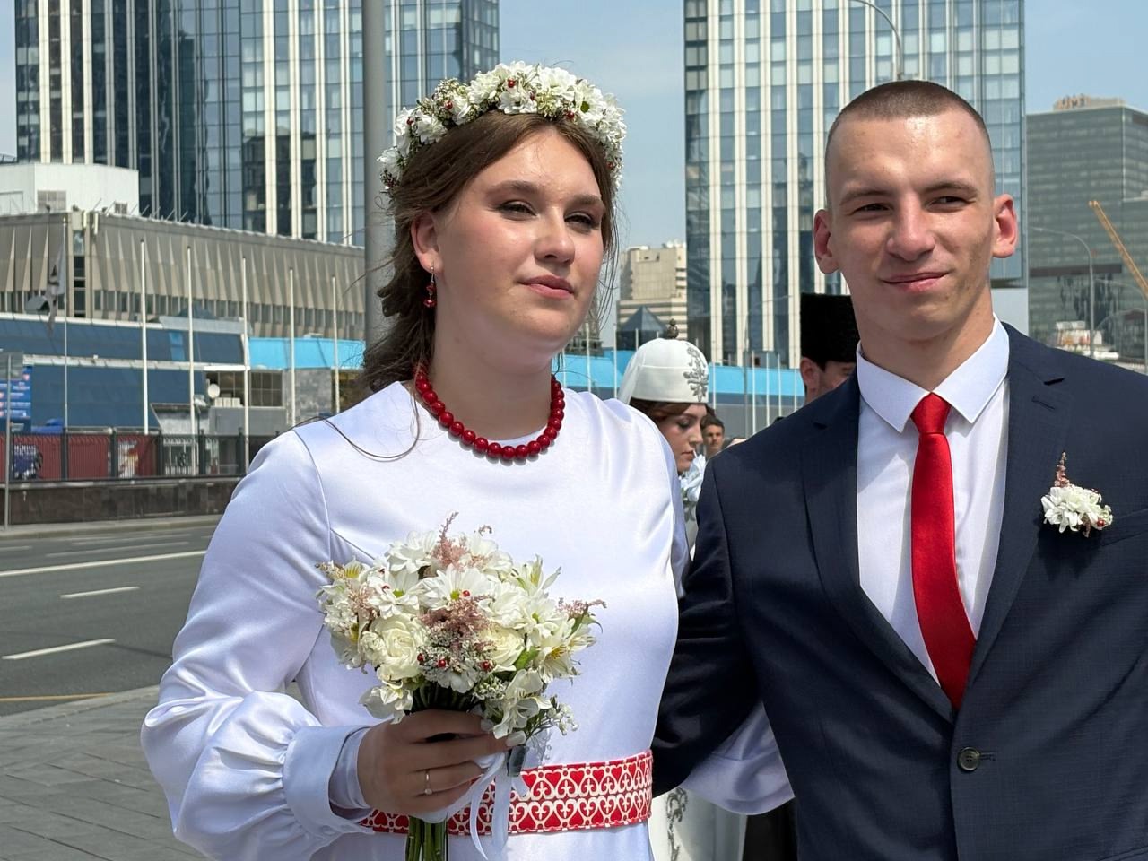Две пары из Тверской области заключили брак на Всероссийском свадебном фестивале