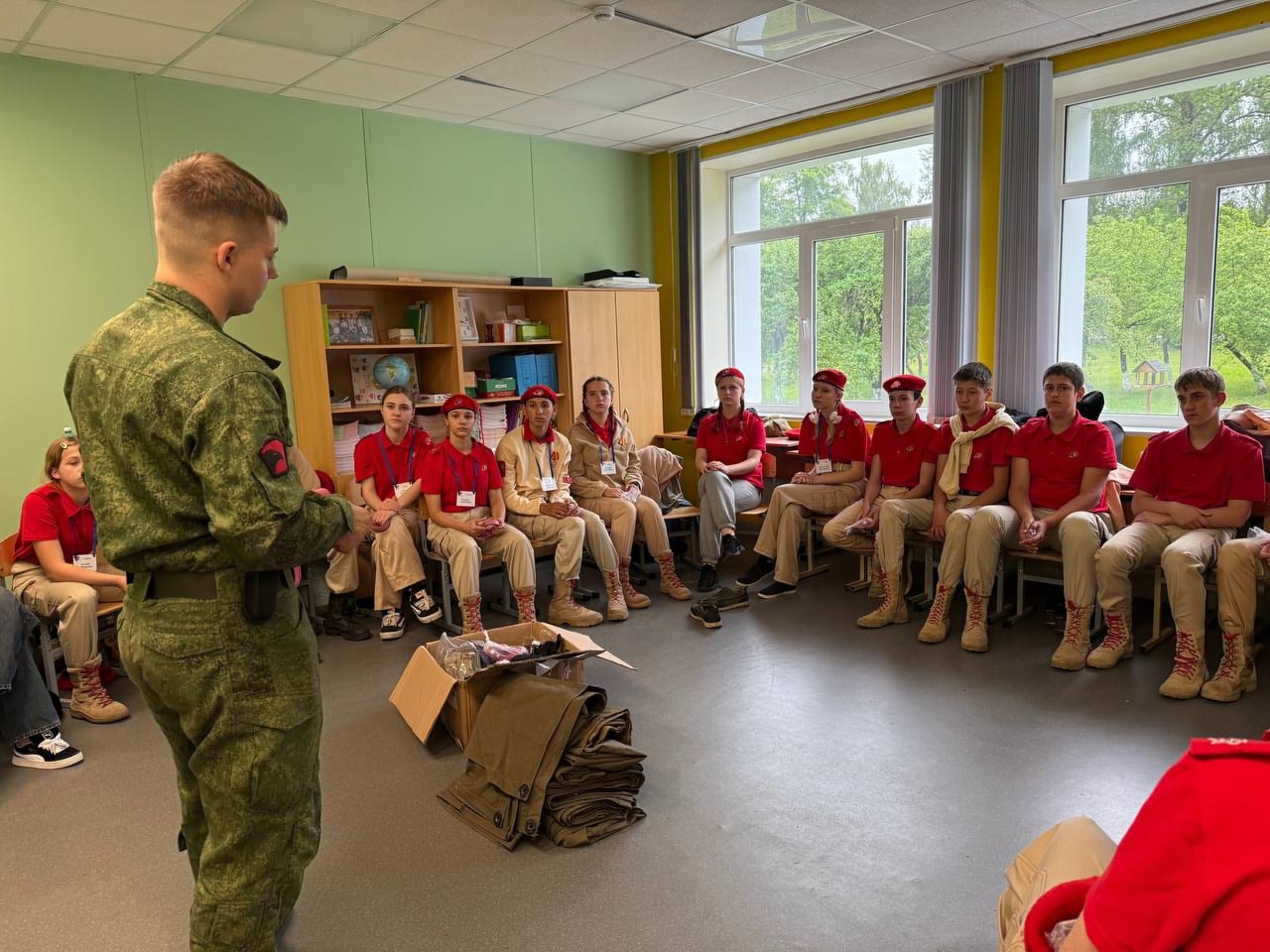 «Юный защитник Отечества»: юнармейцы собрались в палаточном лагере под Тверью
