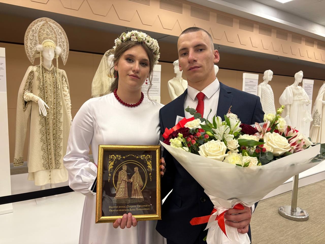 Две пары из Тверской области заключили брак на Всероссийском свадебном фестивале