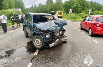 Пожилой водитель пострадал в результате ДТП в Тверской области столкновение