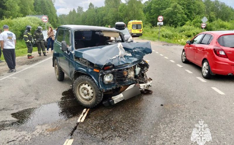 Пожилой водитель пострадал в результате ДТП в Тверской области столкновение