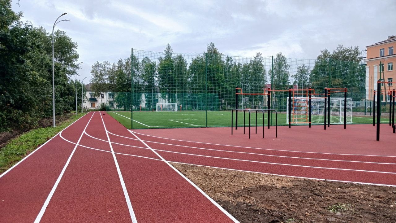 В Тверской области открыли новый школьный стадион