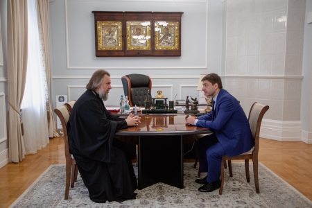 В Твери прошла встреча митрополита Амвросия и Дмитрия Беспалова В Твери прошла встреча митрополита Амвросия и Дмитрия Беспалова