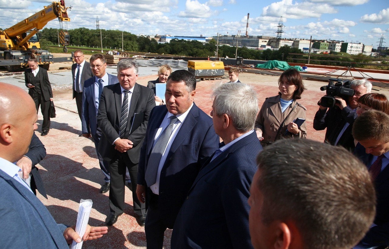 Губернатор Игорь Руденя: строительство Западного моста ведётся в плановом режиме